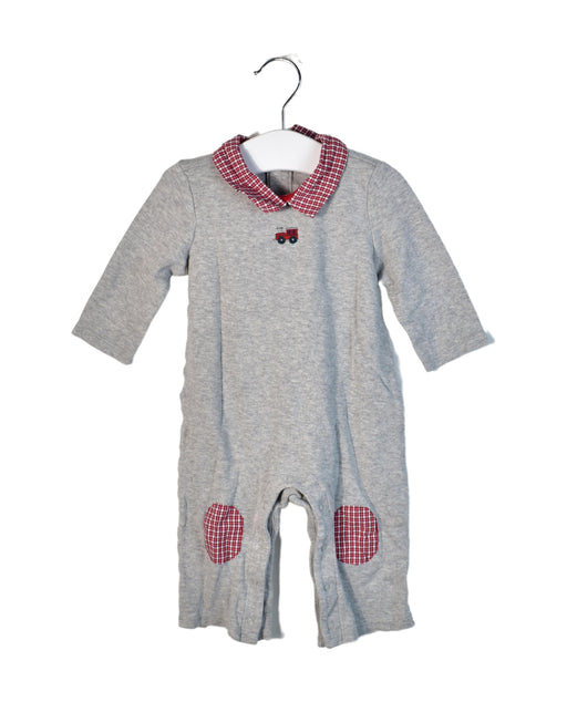 A Grey Long Sleeve Jumpsuits from Janie & Jack in size 3-6M for neutral. (Front View)