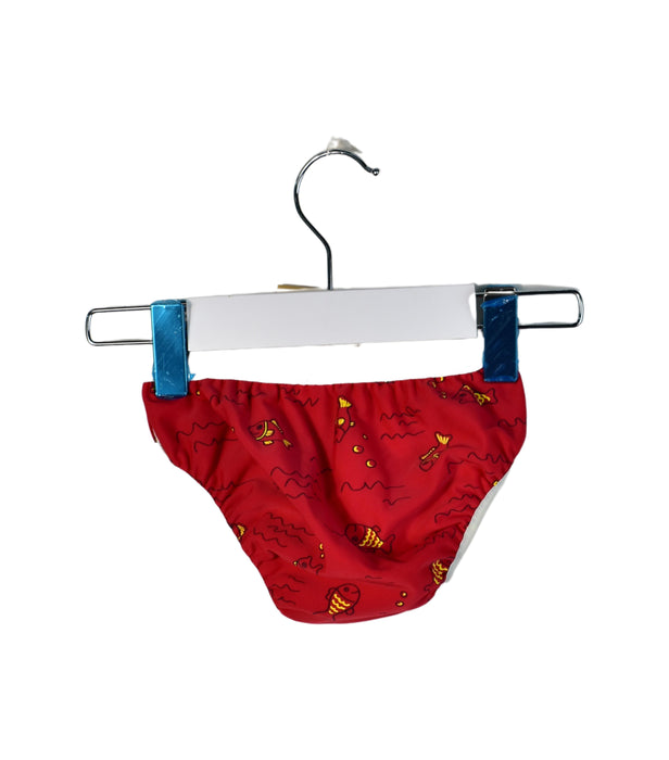 A Red Swim Diapers from Imsevimse in size L for neutral. (Back View)