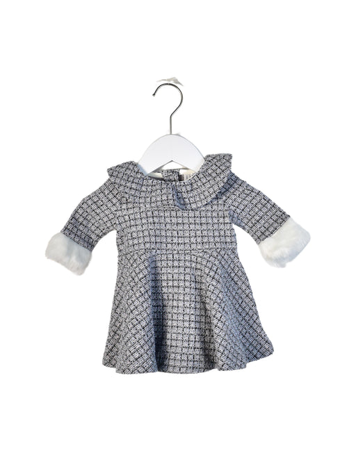 A Multicolour Long Sleeve Dresses from Janie & Jack in size 3-6M for girl. (Front View)