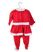 A Red Long Sleeve Jumpsuits from Orchestra in size 3-6M for neutral. (Back View)
