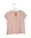 A Pink Short Sleeve Tops from Excuse My French in size 6-12M for girl. (Back View)