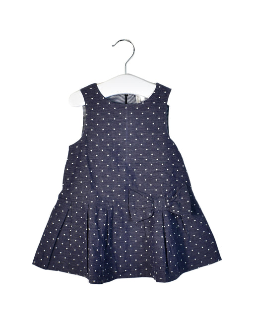 A Navy Sleeveless Dresses from Orchestra in size 6-12M for girl. (Front View)