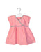 A Pink Sleeveless Dresses from Absorba in size 6-12M for girl. (Front View)