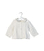 A White Long Sleeve Tops from Cyrillus in size 12-18M for girl. (Front View)