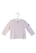 A Pink Long Sleeve Tops from Saint James in size 3-6M for girl. (Front View)