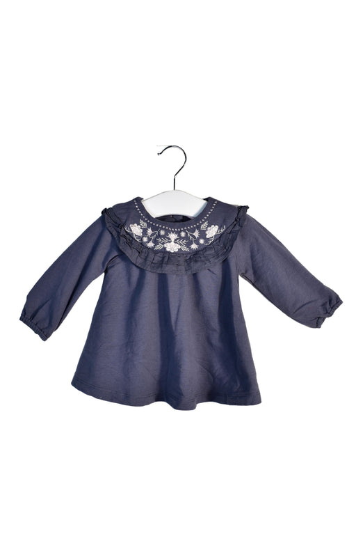 A Blue Long Sleeve Tops from Tommy Bahama in size 3-6M for girl. (Front View)