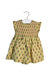 A Brown Sleeveless Dresses from Chateau de Sable in size 3-6M for girl. (Front View)