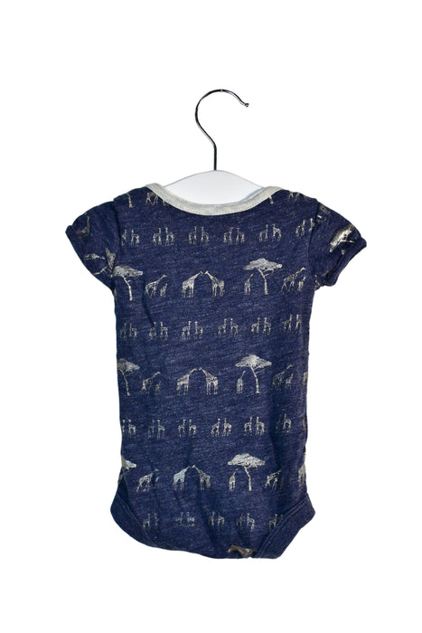 A Navy Short Sleeve Bodysuits from J.Crew Baby in size 0-3M for neutral. (Back View)