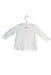 A White Long Sleeve Tops from Joules in size 3-6M for girl. (Back View)