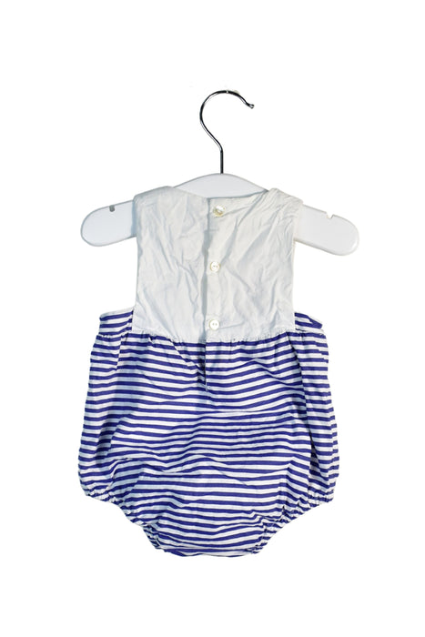 A Blue Long Sleeve Bodysuits from Jacadi in size 3-6M for neutral. (Back View)