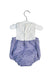 A Blue Long Sleeve Bodysuits from Jacadi in size 3-6M for neutral. (Back View)