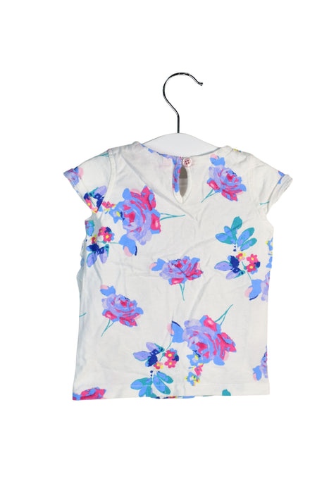 A White Sleeveless Tops from Joules in size 3-6M for girl. (Back View)