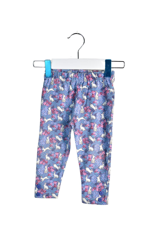 A Blue Leggings from Jojo Maman Bébé in size 6-12M for girl. (Front View)