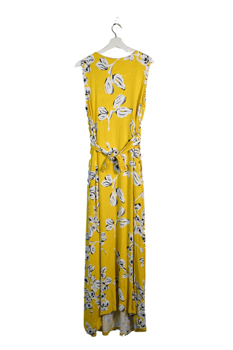 A Yellow Sleeveless Dresses from Jojo Maman Bébé in size M for maternity. (Back View)