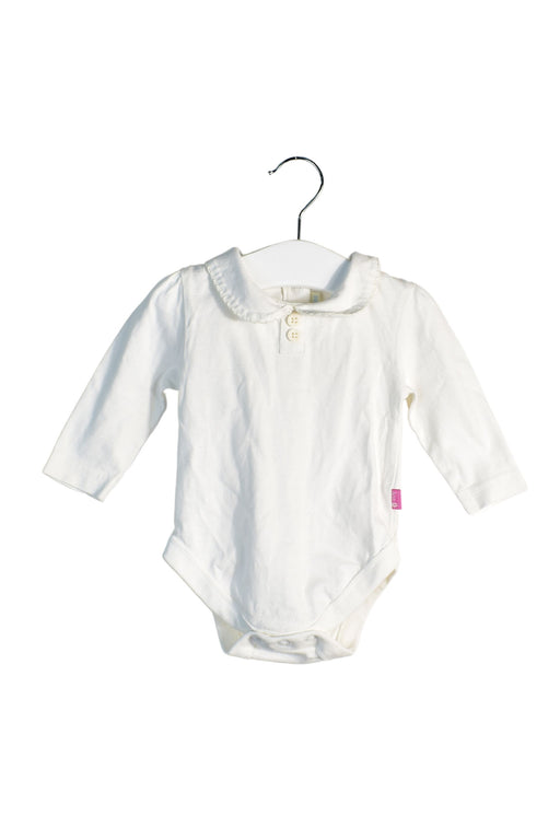 A  Long Sleeve Bodysuits from Jojo Maman Bébé in size 3-6M for girl. (Front View)