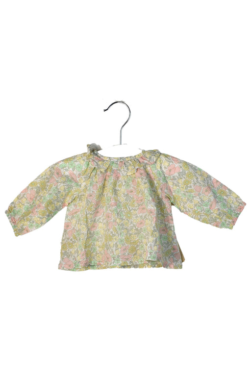 A Multicolour Long Sleeve Tops from Bonton in size 0-3M for girl. (Front View)