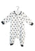 A Black Sleepsacs from Nest Designs in size 6-12M for neutral. (Front View)