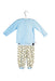 A Blue Leggings Sets from Moschino in size 6-12M for boy. (Back View)