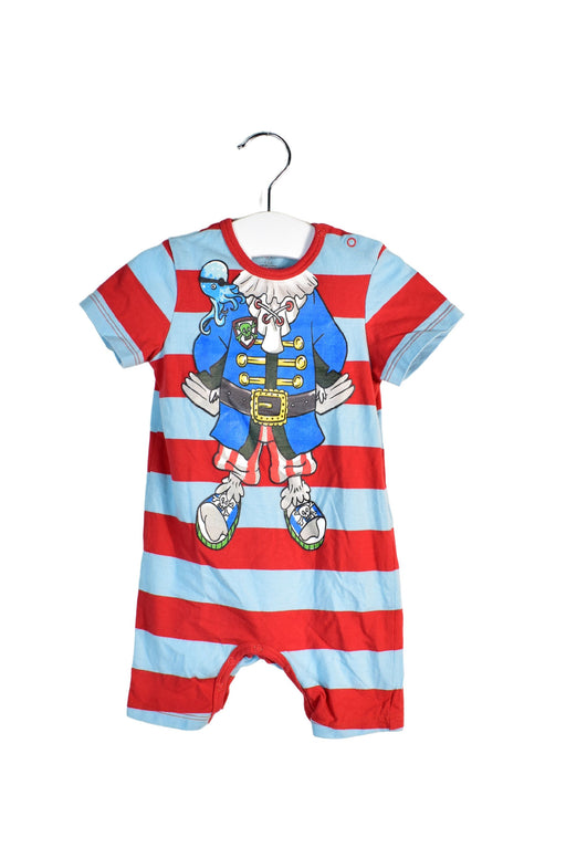 A Blue Short Sleeve Rompers from Stella McCartney in size 6-12M for boy. (Front View)