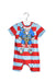 A Blue Short Sleeve Rompers from Stella McCartney in size 6-12M for boy. (Front View)