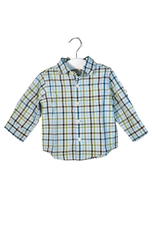 A Blue Shirts from Janie & Jack in size 12-18M for boy. (Front View)