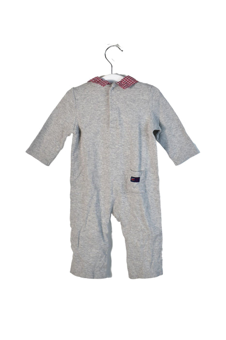 A Grey Long Sleeve Jumpsuits from Janie & Jack in size 3-6M for neutral. (Back View)
