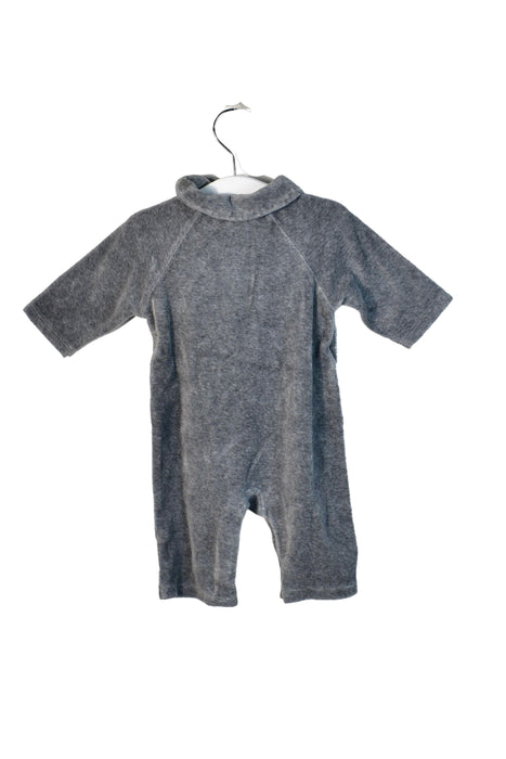 A Grey Long Sleeve Jumpsuits from Janie & Jack in size 0-3M for neutral. (Back View)