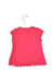 A Pink Short Sleeve Tops from Boboli in size 18-24M for girl. (Back View)