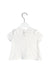 A White Short Sleeve Tops from Petit Bateau in size 12-18M for girl. (Back View)