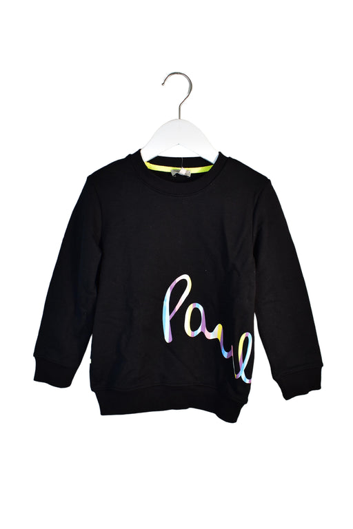 A Black Crewneck Sweatshirts from Paul Smith in size 4T for neutral. (Front View)