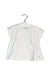 A White Sleeveless Tops from Petit Bateau in size 12-18M for girl. (Front View)