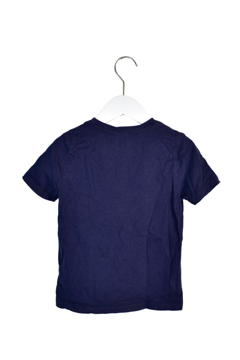 A Navy Short Sleeve Tops from Tommy Hilfiger in size 4T for boy. (Back View)