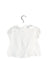 A White Short Sleeve Tops from Patachou in size 2T for girl. (Back View)