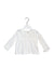 A White Long Sleeve Tops from Gocco in size 12-18M for girl. (Front View)
