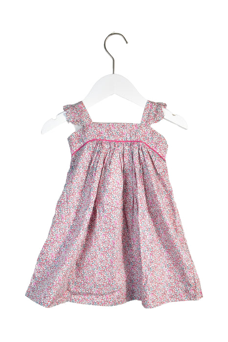 A Pink Sleeveless Dresses from Acanthe in size 2T for girl. (Back View)