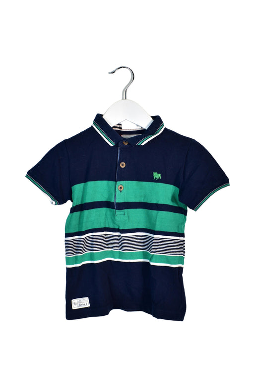 A Black Short Sleeve Polos from J by Jasper Conran in size 4T for boy. (Front View)