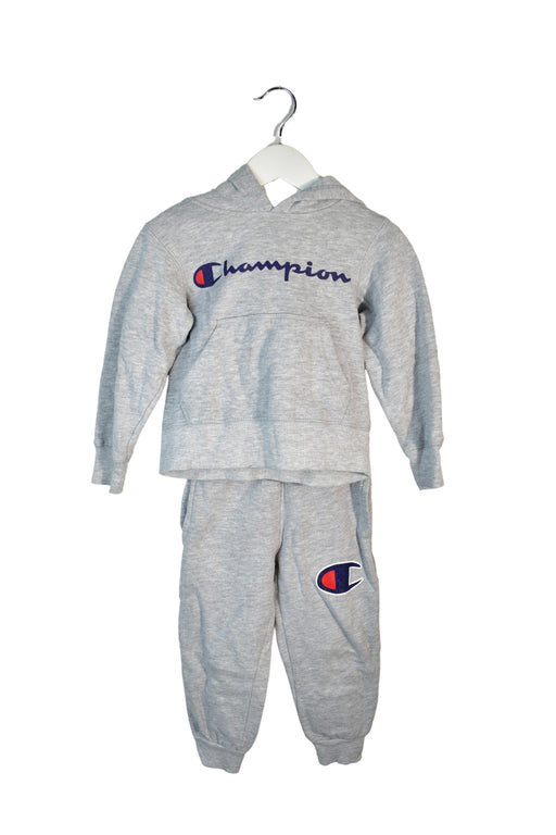 A Grey Pants Sets from Champion in size 4T for boy. (Front View)