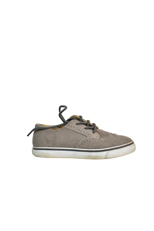 A Brown Sneakers from Janie & Jack in size 4T for boy. (Front View)