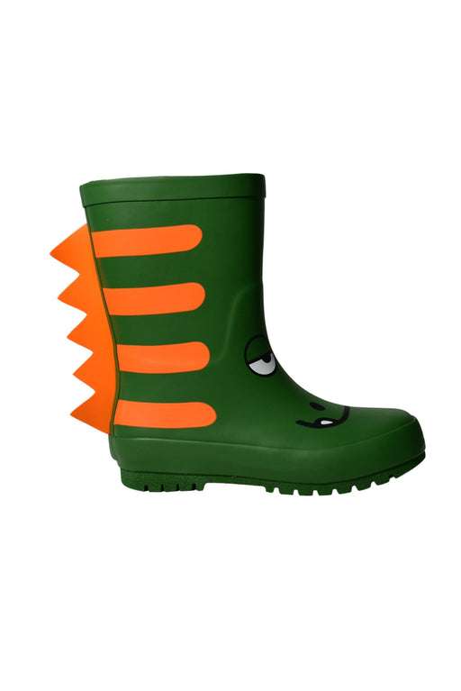 A Green Rain Boots from Stella McCartney in size 6T for neutral. (Front View)