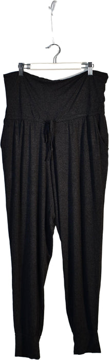 A Grey Sweatpants from Seraphine in size L for maternity. (Front View)