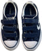 A Navy Sneakers from Converse in size 5T for neutral. (Front View)