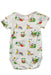 A White Short Sleeve Bodysuits from Boden in size Newborn for neutral. (Back View)