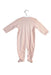 A Pink Long Sleeve Jumpsuits from Petit Bateau in size 3-6M for girl. (Back View)