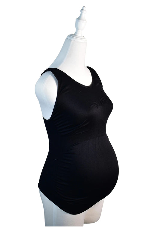 A Black Sleeveless Tops from Jojo Maman Bébé in size L for maternity. (Front View)