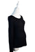 A Black Long Sleeve Tops from Seraphine in size M for maternity. (Front View)