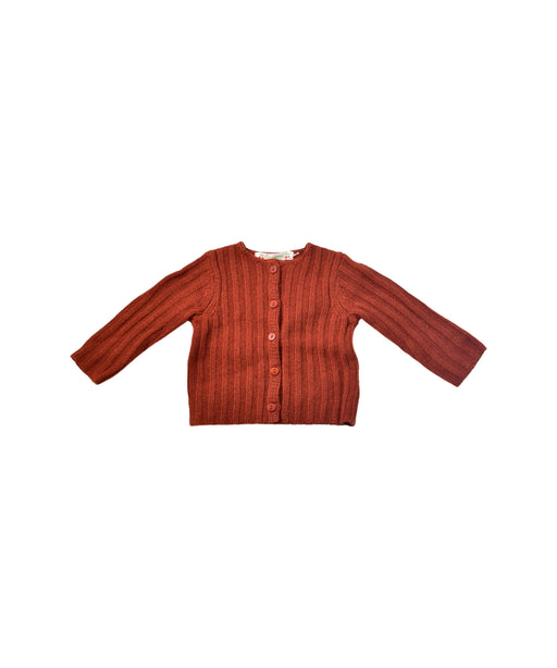 A Brown Cardigans from Bonpoint in size 0-3M for girl. (Front View)