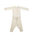 A Beige Leggings Sets from Bonpoint in size 0-3M for neutral. (Front View)