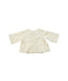 A Ivory Long Sleeve Tops from Bonpoint in size 0-3M for girl. (Back View)