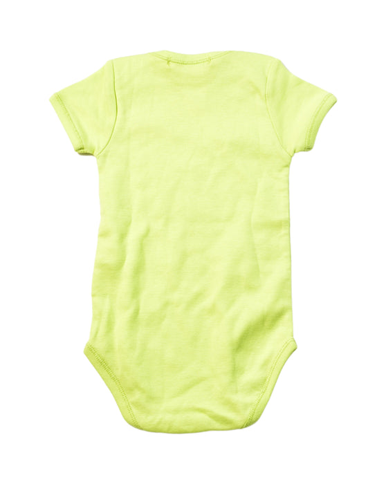 A Yellow Short Sleeve Bodysuits from Bonpoint in size 3-6M for neutral. (Back View)