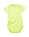 A Yellow Short Sleeve Bodysuits from Bonpoint in size 3-6M for neutral. (Front View)
